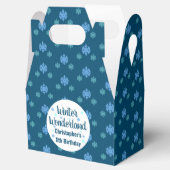 Winter Wonderland Birthday Bedankdoosjes (Geopend)