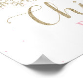 Winter Wonderland Birthday Chili Bar Sign Poster (Hoek)