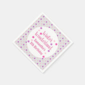 Winter Wonderland Birthday Servet (Hoek)