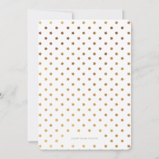 Winter Wonderland Birthday Uitnodiging (Achterkant)