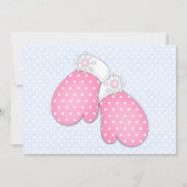 Winter Wonderland Birthday Uitnodiging (Achterkant)