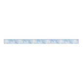 Winter Wonderland Blauw ijzig patroon Grosgrain Lint (Voorkant)