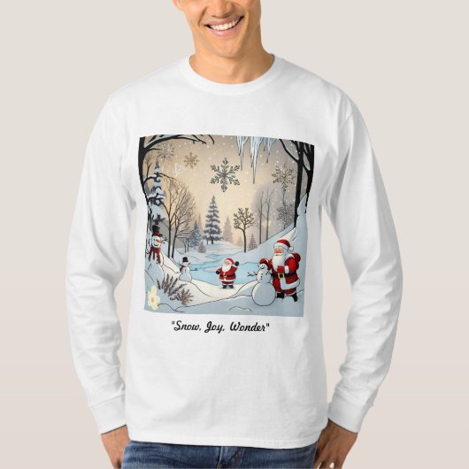 Winter Wonderland Bliss T-shirt (Voorkant)