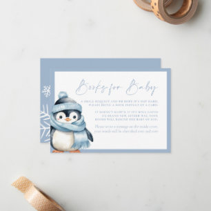 Winter Wonderland Blue Penguin Boeken voor Baby Ka Notitiekaartje