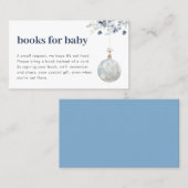 Winter Wonderland Boeken voor Baby Insert Kaart Visitekaartje (Voorkant / Achterkant)