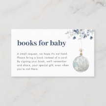 Winter Wonderland Boeken voor Baby Insert Kaart