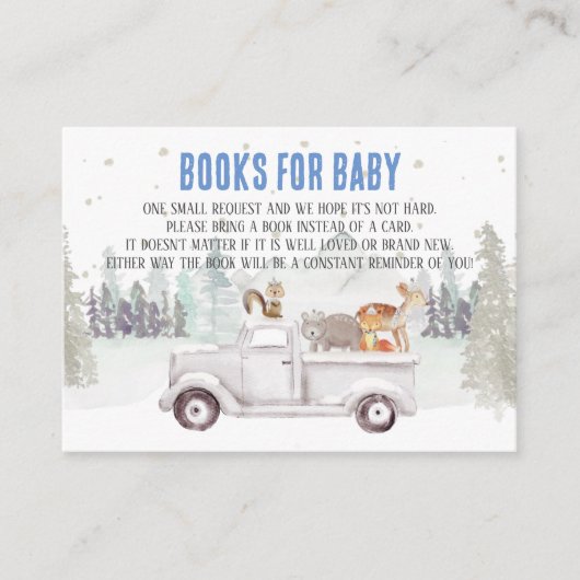 Winter Wonderland, Boeken voor Baby. Neem een boek Informatiekaartje (Voorkant)