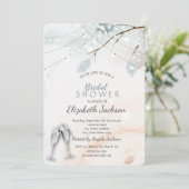 Winter Wonderland, Boom Bruiloft Kaart (Staand voorkant)