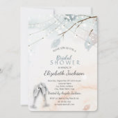 Winter Wonderland, Boom Bruiloft Kaart (Voorkant)