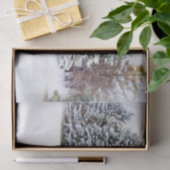 Winter Wonderland Bos met Herten Kerst Knutselwerk Tissuepapier (Geschenk)