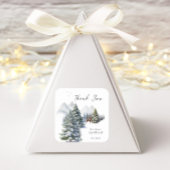 Winter Wonderland Boscht Hert Dank Je Wel Vierkante Sticker