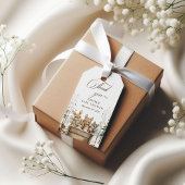 Winter Wonderland Bosdieren Baby Shower Cadeaulabel