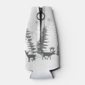 Winter Wonderland Bottle Cooler - Paars (Achterkant)