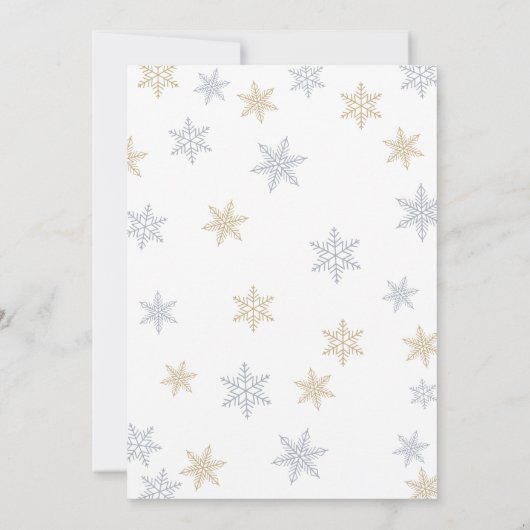 Winter Wonderland Boy eerste verjaardag Kaart (Achterkant)