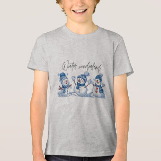 Winter Wonderland Boy's Bella + Canvas Jeugd Tri-b Tri-Blend Shirt