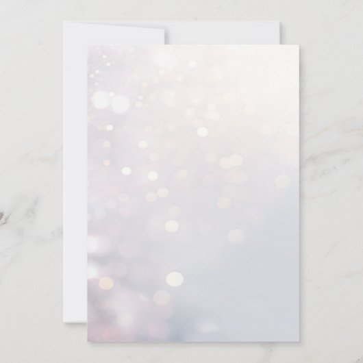 Winter Wonderland Branches Bachelorette Kaart (Achterkant)