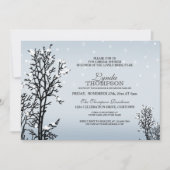 Winter Wonderland Bridal Shower Invitation Kaart (Voorkant)
