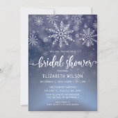 Winter Wonderland Bridal Shower Invitation Kaart (Voorkant)