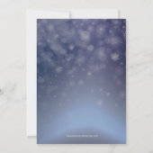 Winter Wonderland Bridal Shower Invitation Kaart (Achterkant)