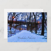 Winter Wonderland Briefkaart (Voorkant / Achterkant)