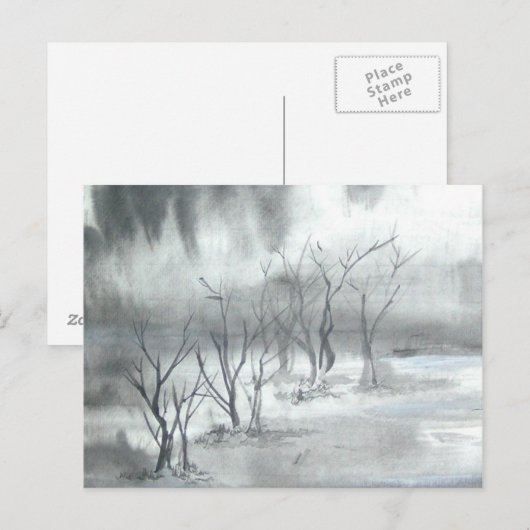 Winter Wonderland Briefkaart (Voorkant / Achterkant)