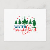 Winter Wonderland Briefkaart (Voorkant)