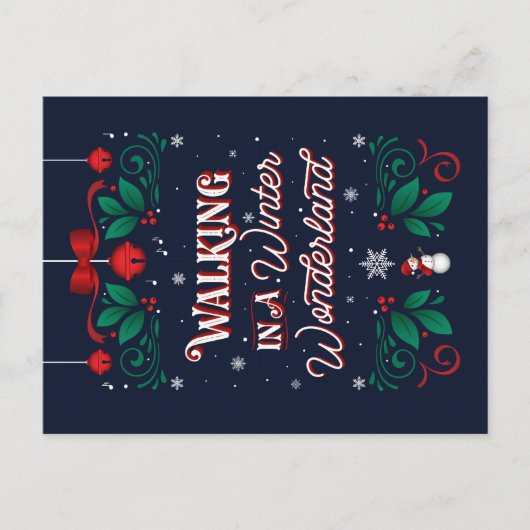 Winter Wonderland Briefkaart (Voorkant)