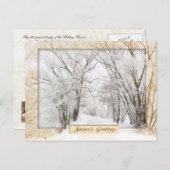 Winter Wonderland Briefkaart (Voorkant / Achterkant)