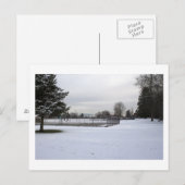 winter wonderland briefkaart (Voorkant / Achterkant)