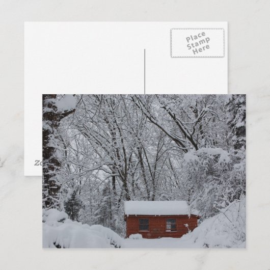 Winter Wonderland briefkaart (Voorkant / Achterkant)