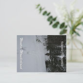 Winter Wonderland Briefkaart (Staand voorkant)