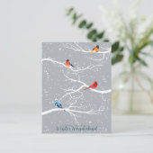 Winter Wonderland Briefkaart (Staand voorkant)