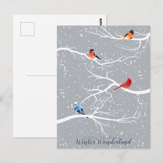 Winter Wonderland Briefkaart (Voorkant / Achterkant)