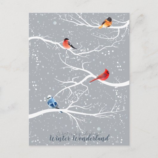 Winter Wonderland Briefkaart (Voorkant)