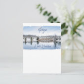 Winter Wonderland Briefkaart (Staand voorkant)