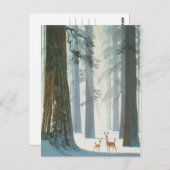 Winter Wonderland Briefkaart (Voorkant / Achterkant)