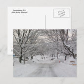 Winter Wonderland Briefkaart (Voorkant / Achterkant)
