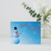 Winter Wonderland Briefkaart (Staand voorkant)