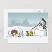 Winter Wonderland Briefkaart (Voorkant / Achterkant)