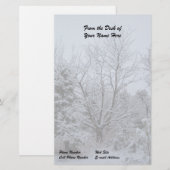 Winter Wonderland Briefpapier (Voorkant / Achterkant)