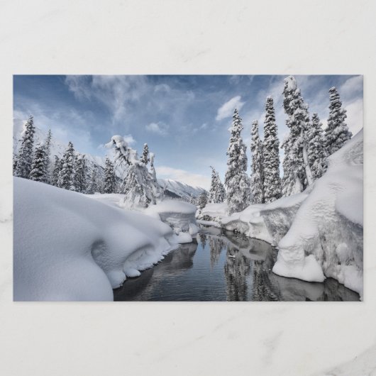 Winter Wonderland Briefpapier (Voorkant)