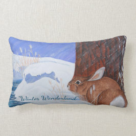 Winter Wonderland ...Brrr... Bunny! Kussen