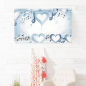 Winter Wonderland Bruiloft Banner (Insitu)