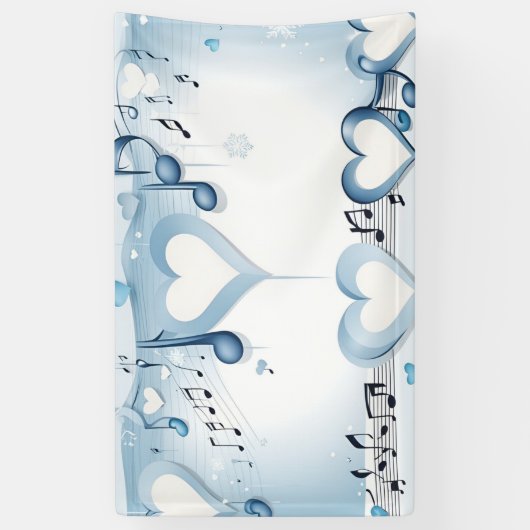 Winter Wonderland Bruiloft Banner (Verticaal)