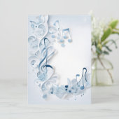 Winter Wonderland bruiloft dank u kaarten (Staand voorkant)