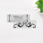 Winter Wonderland Bruiloft Drink Tickets Mini Visitekaartjes (Bureau)