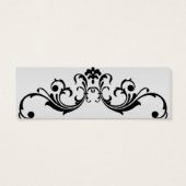 Winter Wonderland Bruiloft Drink Tickets Mini Visitekaartjes (Achterkant)