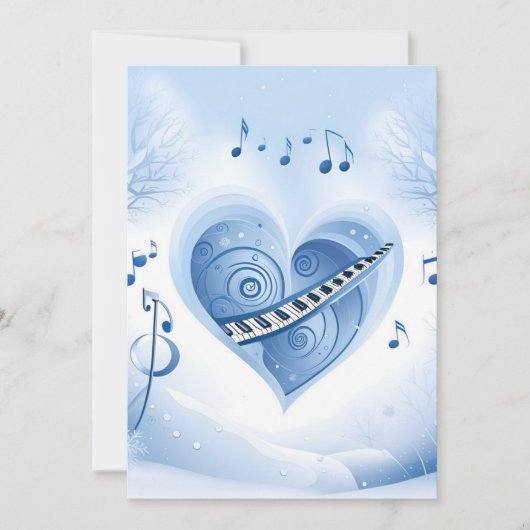 Winter Wonderland bruiloft uitnodigingen (Voorkant)