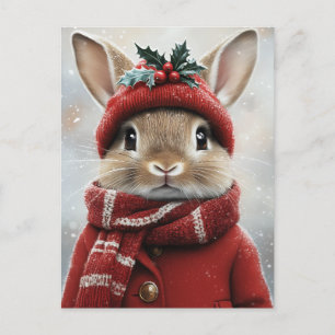 Winter Wonderland Bunny Briefkaart