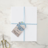 Winter Wonderland Cadeaubijslab Cadeaulabel (Met Touw)